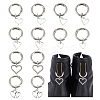 12Pcs 6 Style Alloy Shoes Charms HJEW-DR00116-1
