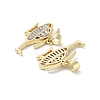 Rack Plating Helicopter
 Brass Micro Pave Cubic Zirconia Pendants KK-E102-16G-2