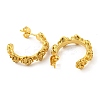 Ion Plating(IP) 304 Stainless Steel Flower Stud Earrings EJEW-C068-08G-2