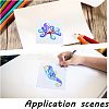 1 Set Marine Organism Theme Plastic Drawing Painting Stencils Templates DIY-FH0003-42-6