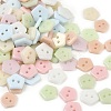 2-Hole Glass Buttons PORC-R010-03-1