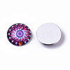 Glass Cabochons GGLA-R040-12mm-08-3