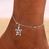 Summer Beach Alloy Hollow Sea Turtle Charm Satellite Chain Anklets for Women FS-WGD5AB4-01-1