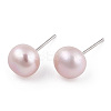 Natural Pearl Stud Earrings PEAR-N020-07C-4