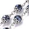 Handmade Glass Beaded Chains AJEW-JB00498-3