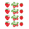 12Pcs 3 Styles Strawberry Computerized Embroidery Cloth Iron on/Sew on Patches PATC-PH0001-36-6