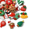 26Pcs 26 Styles Christmas Theme Opaque Resin Pendants RESI-FS0001-74-3