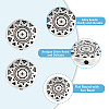 60Pcs Tibetan Style Alloy Beads TIBE-DC0001-03-4