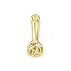 Brass Pave Clear Cubic Zirconia Pendants LS-KK-L238-10G-1