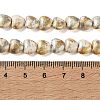Spray Printed Synthetic Turquoise Beads Strands TURQ-P002-01A-06-5