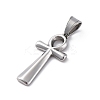 304 Stainless Steel Pendants STAS-L286-07P-2