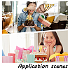 6Pcs 6 Style Acrylic Cake Insert Card Decoration BAKE-SD0001-03-5