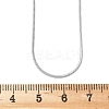 Tarnish Resistant 304 Stainless Steel Snake Chain Necklaces NJEW-F112-39-4