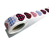 Heart with Tartan Paper Stickers HEAR-PW0001-174-3