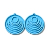 DIY Flat Round with Sun & Moon Pendant Silicone Molds LS-DIY-I099-27-1