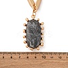 Iron & Alloy Pendant Necklaces for Women NJEW-U046-05G-3