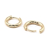 Brass Huggie Hoop Earrings EJEW-I289-26KCG-2