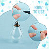 9Pcs 3 Styles Alloy Bead Cap Pendant Bails FIND-DR0001-20A-5