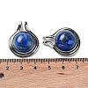 Natural Lapis Lazuli Pendants G-M405-06P-09-3