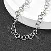 304 Stainless Steel Link Chain Bracelets for Women Men BJEW-A050-02P-2