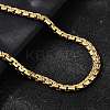 201 Stainless Steel Box Chain Necklaces for Men STAS-V011-01A-G-1-1