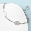 Religion 304 Stainless Steel Link Bracelets BJEW-F524-04A-P-3