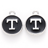 Platinum Plated Alloy Charms ENAM-S118-02T-P-1