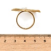304 Stainless Steel Cuff Open Rings for Women SA-CBAF040-03G-3