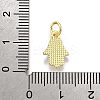 Brass Enamel Charms KK-C106-01G-4