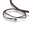 Nylon Cord Braided Bead Bracelets Making BJEW-F360-FP05-3