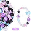 50G 5 Colors Acrylic Pearly Lustre Beads OACR-YW0002-62-1