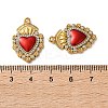 304 Stainless Steel Enamel Pendants LS-STAS-B100-01G-02-3