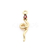 Brass Micro Pave Cubic Zirconia Pendants LS-KK-M321-01E-G02-1
