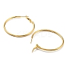Ion Plating(IP) 316 Surgical Stainless Steel Hoop Earrings for Women EJEW-C053-08A-G-2