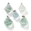 Natural Fluorite Pendants G-K338-15P-1