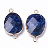 Natural Lapis Lazuli Links Connectors G-R472-01I-2