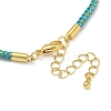Braided Nylon Cord Bracelet Making MAK-L043-01G-02-3