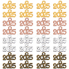 100Pcs 4 Colors Alloy Pendants FIND-SP0002-36-1