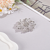 1Pc Rhinestone Flower Brooch Pin JEWB-LP0004-02-1