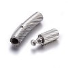 304 Stainless Steel Bayonet Clasps STAS-E440-08F-P-2