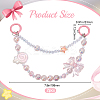 2Pcs Lollipop Bowknot Acrylic Pendant Decorations DIY-BBC0002-27-2