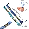 12 Skeins 12 Colors 6-Ply Polyester Embroidery Floss OCOR-FS0001-01A-01-4