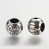 Brass 3-Hole Guru Beads KK-K202-40AS-1