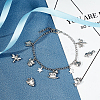 32Pcs 8 Styles 304 Stainless Steel Charms STAS-UN0021-53P-3