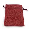 Burlap Packing Pouches Drawstring Bags ABAG-Q050-10x14-06-1