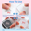PVC Sakura Stamp DIY-WH0486-004-7