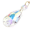 Alloy Rhinestones & Glass Charm Suncatchers HJEW-E013-01G-E-2