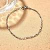 Tarnish Resistant 316 Surgical Stainless Steel Box Chain Bracelets LS-X-BJEW-JB01865-1