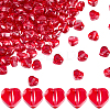300Pcs Transparent Spray Painted Glass Beads GLAA-SP0001-48-7