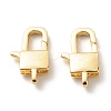Eco-Friendly Brass Lobster Claw Clasps KK-G405-08G-RS-1